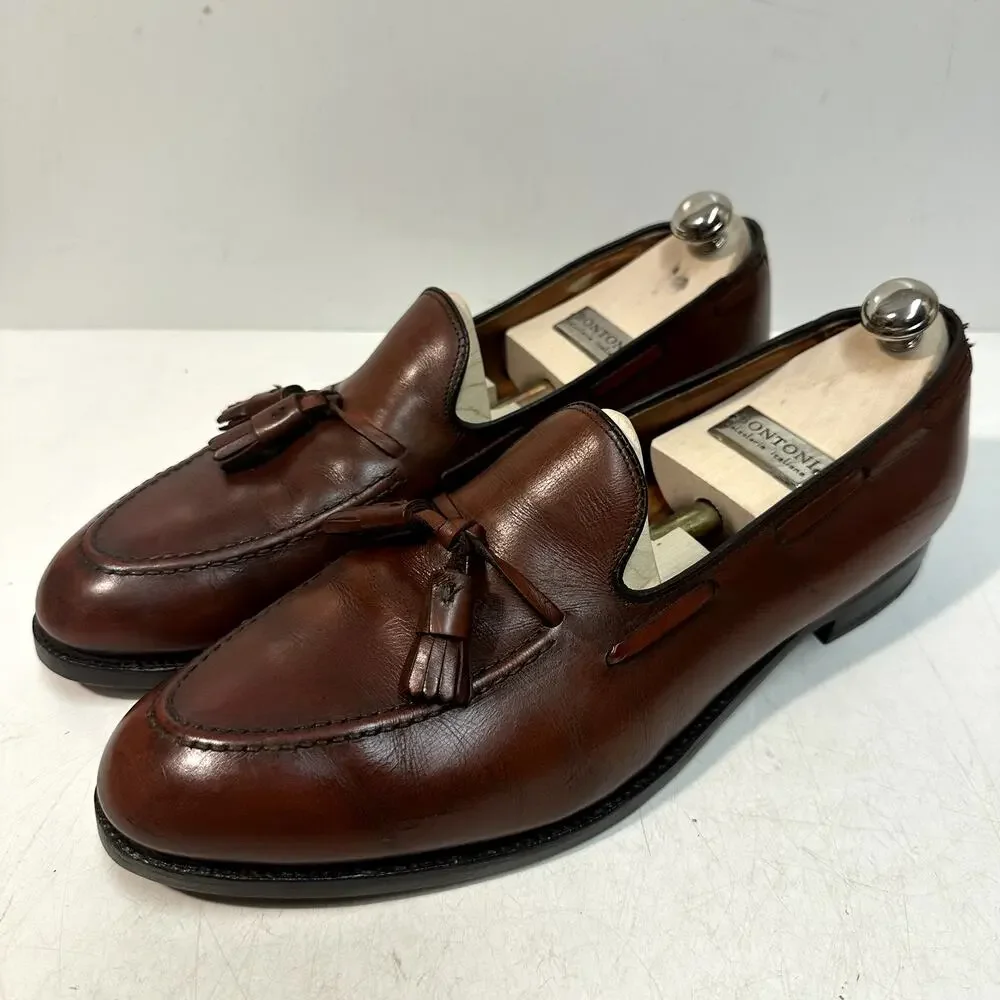 FULLY RESOLED Alden 662 Tassel Moccasin Loafer (Burnished Tan Calf) USA 12 A/C